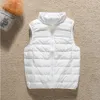 Chalecos de mujer Chaqueta de chaleco ultraligero para mujer 2023 Otoño Invierno 90 Abrigo de pato blanco Sin mangas Chaleco cálido ligero 231218