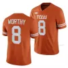 Texas Longhorns Football Jersey College Quinn Ewers Arch Manning Bijan Robinson Xavier Worthy Earl Campbell Brian Orakpo Earl Thomas Vince Y