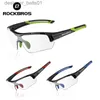 Lunettes de soleil ROCKBROS photochromiques cyclisme lunettes de soleil lunettes UV400 vtt route vélo myopie lunettes pour femmes hommes Sports de plein air vélo lunettes L231218