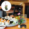 Plates Japanese Sushi Plate Decorations Artificial Flower Sashimi Serving Tray Ornaments Desktop Plant Plum Blossom