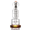 Ogromne bongs recycler Glass Bong Hookah Oilt Rig 13 Water Rura Bird Cage Big Bubbler Mobius Matrix Sidecar Zlewka mocna 14 mm miska trzy zz