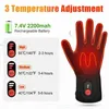 Five Fingers Gloves SAVIOR HEAT Winter Heated Gloves Liner Rechargeable Electric Heated Glove for Men Women Thin Cycling Biker Gloves Hand Warmer 231218
