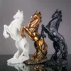 Dekorativa föremål Figurer Nordiska hästhartsstaty Skulpturer Figur Abstrakt ornament för figurer Interiörskulpturrum Hemdekoration Hantverk 231218
