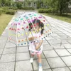 Promocja parasoli! Kid's Clear Bubble Parasol Men's and Women's Children's Transparent Long Ruse Mase