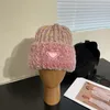 Herbst Winterfarbene gestrickte Wollhut im Freien warme Samt winddichte Strickhüte Fashion Plüschmütze Designer Heiße Winter Beanie Womens Herren Schädelkappen