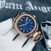 Top montres de créateurs classiques PP La nouvelle marque d'affaires pour hommes avec bague en diamant carré en acier de précision entièrement automatique mécanique avec logo Montre de luxe à quartz