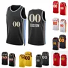 Custom 2023-24 Printed Basketball 5 Dejounte Murray Jersey 11 Trae Young 15 Clint Capela Bogdan Bogdanovic Saddiq Bey Bufkin Wesley Matthews Garrison Mathews