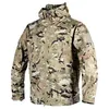 Tactical Jackets Waterproof Tactical Jacket Men Spring Autumn Multi-pocket Wear-resistant Windbreaker Coat Military Shark Skin Thin Cargo JacketsL231218