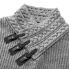 Felpe con cappuccio da uomo Felpe con cappuccio invernale Maglione a collo alto Moda Pullover di grandi dimensioni Autunno Camicie calde Abbigliamento retrò Maglieria 231218