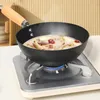 Padella padella padella non friggitore wok cottura casalinga accessori per pentole rotonde tradizionale tradizionale