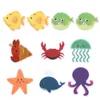 Bath Mats 10pcs Marine Stickers Cartoon Bathtub Safety Prevention Decals Self- Adhesive Tub Pasters