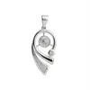 925 argent Sterling blanc pendentif paramètres Base cubique zircone perle résultats bricolage fabrication de bijoux 5 pièces 2422