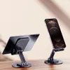 Desktop Folding 360 Rotatable stand Mini Adjustable Foldable Portable Metal Aluminum Alloy Mobile Cell Phone Holders for iphone ipad 2024