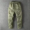 Survêtements pour hommes hiver américain rétro M65 militaire coton veste rembourrée pantalon épaissi doublure intérieure décontractée costume deux pièces en vrac