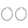 ZHUKOU – boucles d'oreilles créoles couleur or en laiton et zircone cubique pour femmes, bijoux d'été simples, vente en gros, VE1127, 2024