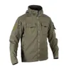 Тактические куртки Мужская флисовая тактическая куртка Военная флисовая куртка Softshell для мужчин Армейские боевые куртки Флисовая ветровка с капюшоном Куртки-бомберыL231218