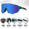 アイウェアQueshark Men Men Women HD Polarized Cycling Sunglasses Outdoor Sports MTB自転車アイウェアライディングロードバイクグラス5レンズセットQE48