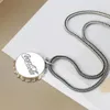 Necklaces Women Men Pendant 100% Real Sterling Sier Creative Bottle Cap Letter Necklace Pendant Jewelry Joyas De Plata 2019 P25