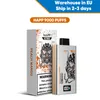 Аутентичные 9K Pod Vape 9000Puffs Bar E Сигареты Одноразовый Vape 14 мл Vape Juice Перезаряжаемый вейпер с 10 лучшими фруктовыми вкусами