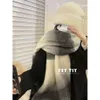 Gradient färgblockering mohair halsduk för kvinnor på vintern, förtjockad och varm koreansk instagram ny kashmir sjal