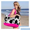 Bolsas de almacenamiento Bogg Bag Sile Beach Tote personalizado Moda Eva Plástico 2023 Mujeres Verano Drop Entrega Hogar Jardín Housekee Organización Dhoa0