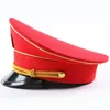 BERETS Fashion Red Performance Green Military Hat Spring Army White Captain Caps Band Show för vuxen cosplay