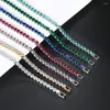 Link Bracelets 2023 Korean Current Jisun's Same Color Zircon Bracelet INS Trend Hip-hop Men And Women Jewelry Lovers Accessories Gifts