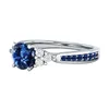 Anneaux de mariage Véritable naturel Sri Lanka saphir S925 bague en argent sterling pierre de naissance bague de fiançailles conception dames bleu pierre précieuse bague de mode 231218