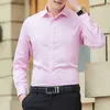 Męskie koszule Nowe Plus Size 6xl 7xl 8xl Men Solid Color Business Shirt Fashion Klasyczne podstawowe swobodne szczupłe koszulę z długim rękawem marka ubrań 231218