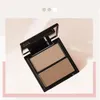 Blush 2-Farben-Make-up-Palette, erhellt den Hautton, Highlighter, Bronzer, Kosmetik, Highlight-Schatten-Puder, 3D-Gesichts-Con-Gesichts-Make-up 231218