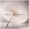 Umbrellas 60pcs 신부 웨딩 파라솔 백서 우산 뷰티 아이템 중국 미니 공예 우산 직경 52cm 드롭 배달 홈 dhuxi