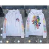 Designer Heart Hoodie Chromes Mens Hoody Clothing Womens Heart Hoodies Hooded Ch Cross Flower Arm Front Printed Horseshoe Pocket W2