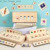 Sortieren, verschachteln, stapeln, Spielzeug, Verkehrszeichen, Wissen, Klassifizierung, kognitive Zuordnung, für Kinder, Montessori, frühes pädagogisches Lernspielzeug, Holzkiste, Geschenke Q231218