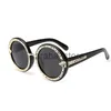 Óculos de sol clássico gótico steampunk óculos de sol polarizados homens mulheres marca designer vintage redondo quadro de metal óculos de sol de alta qualidade uv400 j231218