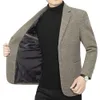 Beau costume d'affaires et décontracté pour hommes d'âge moyen et jeunes, manteau Slim Fit édition coréenne pour hommes, haut de costume, nouvelle collection automne 2023