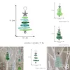 Nouvelles fournitures de jouets de noël, 1 pièce, ornement d'arbre de noël, océan, décorations d'arbre de noël suspendues, décor en verre de cristal, artisanat, verre de plage de mer, décor suspendu