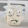 Canecas 400ml criativo dos desenhos animados anime xícara de café 3d grande capacidade cerâmica leite escritório em casa caneca das crianças chaleira presente conveniente