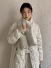 冬のオリジナルの新しい韓国のルーズウエストミッドレングスダウンコート女性のためのコート