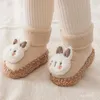 First Walkers Autumn Winter Baby Thicken Soft Sole Anti Slip Shoes Born Infant Indoor Floor Socks Cartoon Boys Girls Toddler