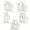 Borse per cosmetici Borsa da donna per realizzare borsetta in PVC trasparente Regalo fai da te Mestiere di cucito per il compleanno della mamma e della fidanzata