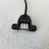 Câble adaptateur USB A femelle avec fonction fixe vers Port d'imprimante, câble mâle de Type B pour imprimante, fil de montage sur panneau de 25cm