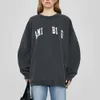 Anine Bings 스웨트 셔츠 새로운 틈새 디자이너 스웨트 셔츠 풀버 캐주얼 패션 편지 빈티지 프린트 라운드 넥 면화 트렌드 느슨한 다목적 아닌 후드 탑 8468