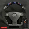 Car LED Performance Steering Wheel for VW MK5 GTI GLI R Line Real Carbon Fiber