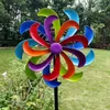 Garden Decorations Double-Sided Six Colors Small Windmill Patio Balcony Landscape Decoration Yard Outdoor Fashion Watches