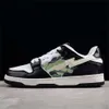 2023カジュアルシューズスニーカーグリーンレッドブラック黄色のSK8男性女性A APBAPESTAS STA LOW ABC CAMO Sta