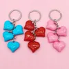 Decorative Figurines Acrylic Heart Keychain Small Pendant Exquisite Gift Handbag Key Chain Little Creative Gifts