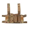 Hunting Jackets Tactical Chest Rig With Mag Pouch Holster MOLLE For Plate Carrier Vest Shooting Protective CS Wargame Equipment