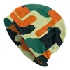 Baskenmützen Blau Digital Camouflage Camo Skullies Mützen Hüte Goth Unisex Ski Caps Warm Dual-Use-Motorhaube Stricken