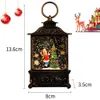 Decoratieve objecten Beeldjes Kerstmis Hangend Watergevuld Licht Kerstman Sneeuwpop Kerstcadeau Kerstavond Kristal 231214