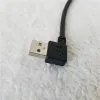 90-Grad-Adapterkabel, rechtwinkliger USB-Typ-A-Stecker auf USB-A-Buchse, Schrauben, Panel-Montagedraht mit schwarzem 30 cm